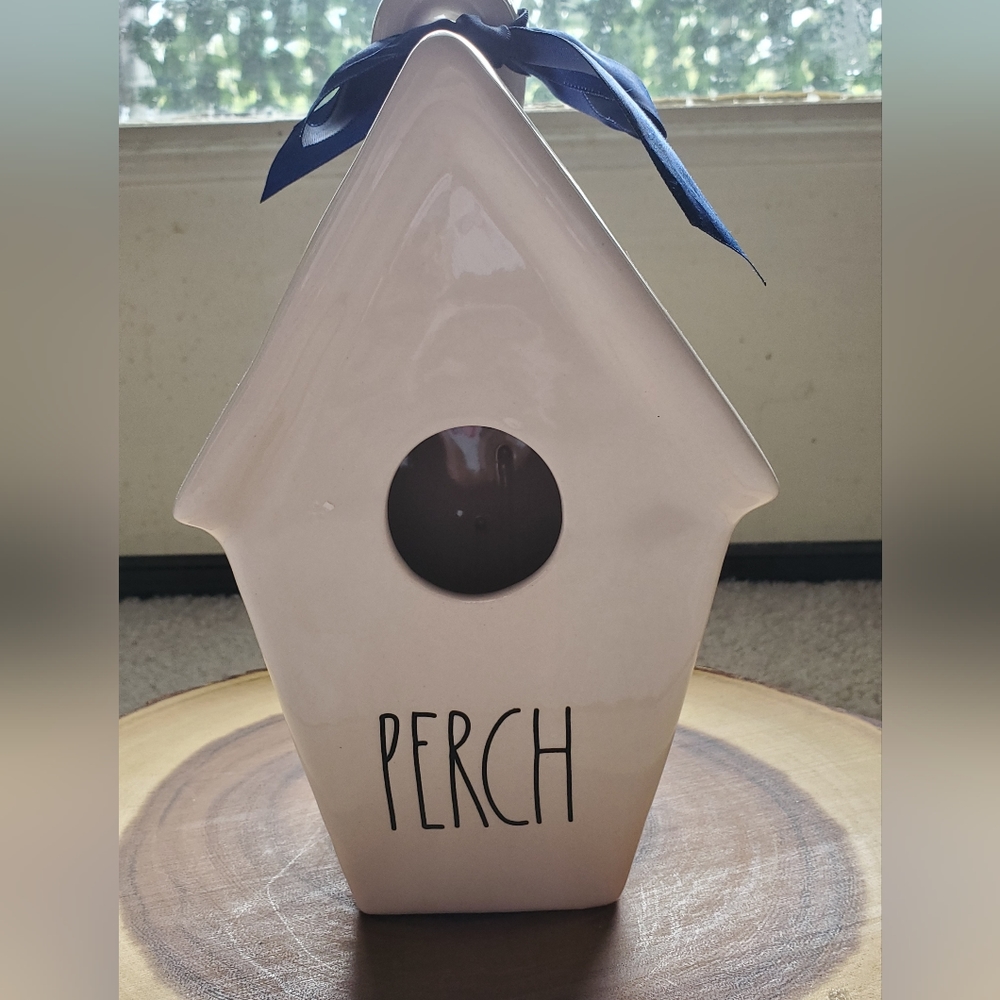 Rae dunn perch bird house